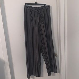 Black & White Stripe Dress Pants